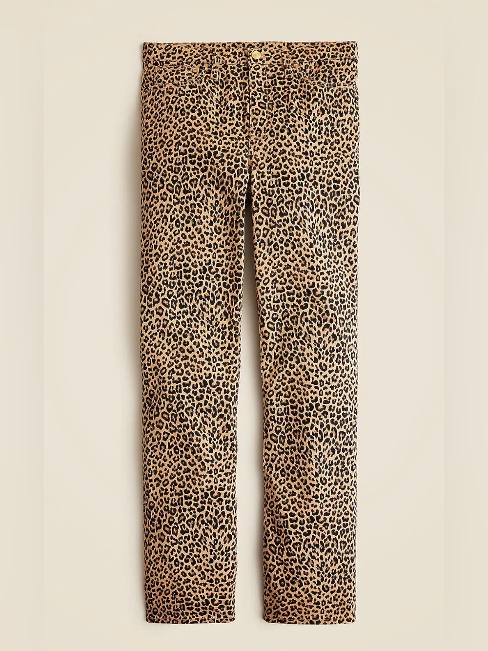 New! J. Crew Straight-leg chino pant in leopard print - Picture 4 of 9
